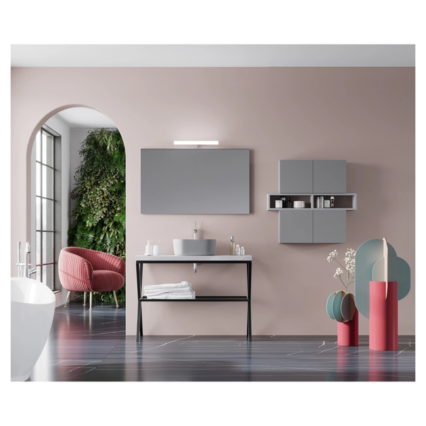 Base Powertex Legno/Metallo 7x7x30cm - Beige, Per Sculture E Decorazioni - Foto 2