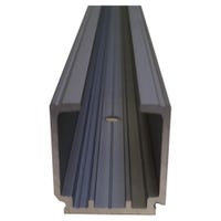 Kit Binario Porta A Libro AERREGI 1 Metro - Portata 50kg, Per Porte Lisce, Colore Argento - Foto 14