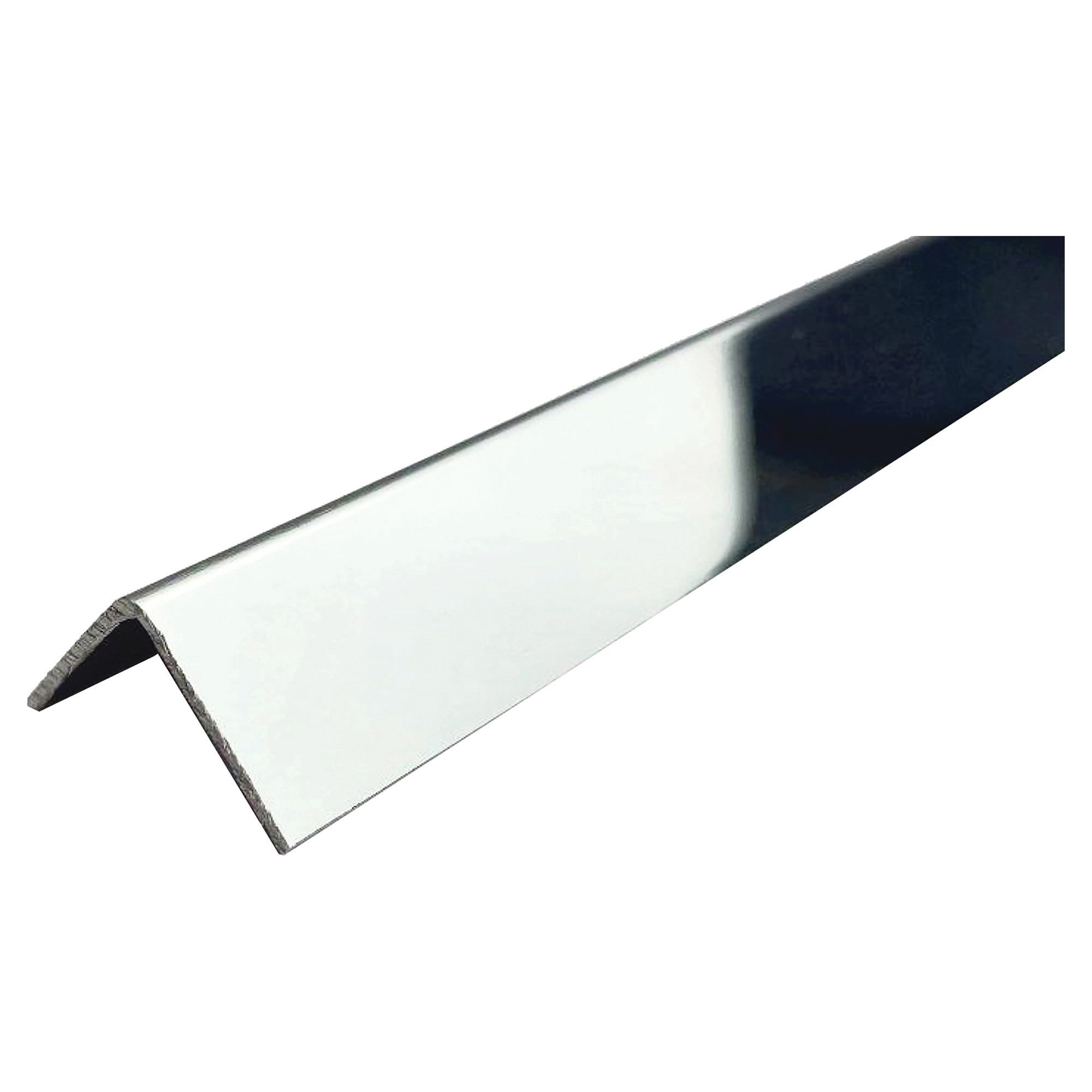 Profili Metallo 10x10x1 Mm - 5 Pezzi Da 2 Metri | Argento Satinato - 9