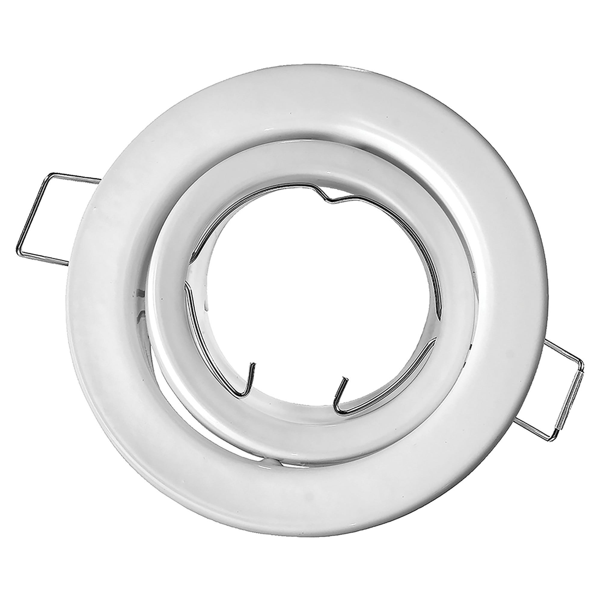 SSC-LUXon 6 Faretti Da Incasso A Specchio – Rotondi, Per GU10, Foro 60-70 Mm, Vetro