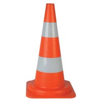 COLONNINA SEGNALETICA Bianco/Rosso Altezza 90 Cm. (Base In PVC - Foto 4