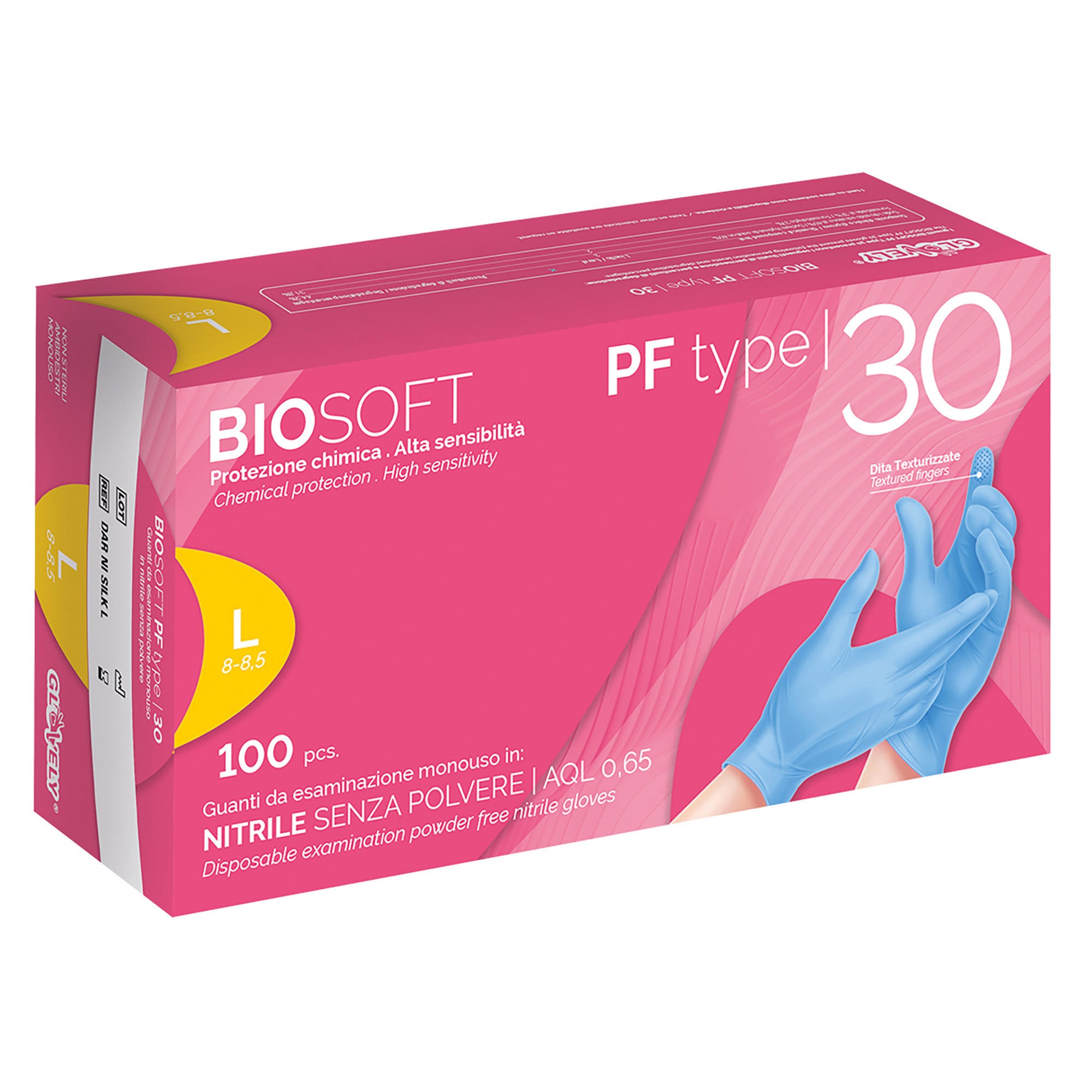 Guanti Monouso In Nitrile Power Free Blu 4,60GR - Antinfortunistica Italia - Foto 4