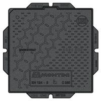 Chiusino In Ghisa Signum B125 - 30x30 Cm, 7 Kg Per Esterno