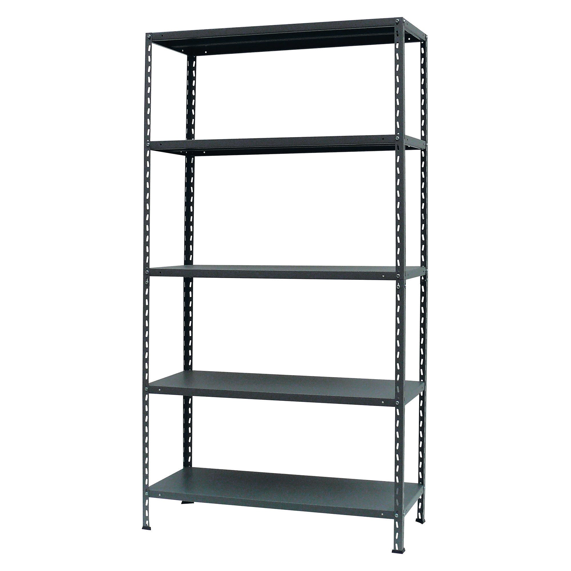 Scaffale Metallico A 5 Ripiani 100x40x200 Cm Grigio - Per Garage, Cantina, Ufficio | PROMETAL