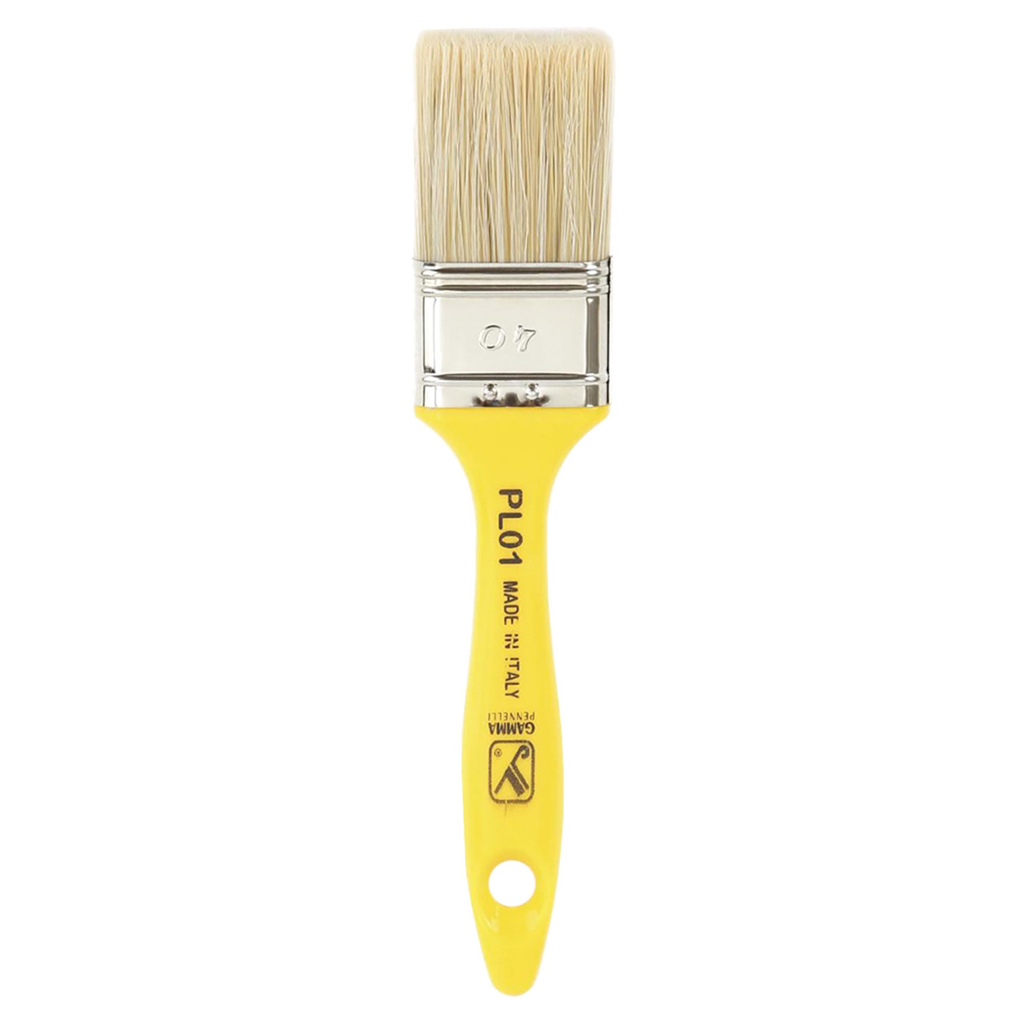 Manico in plastica giallo da 145 cm