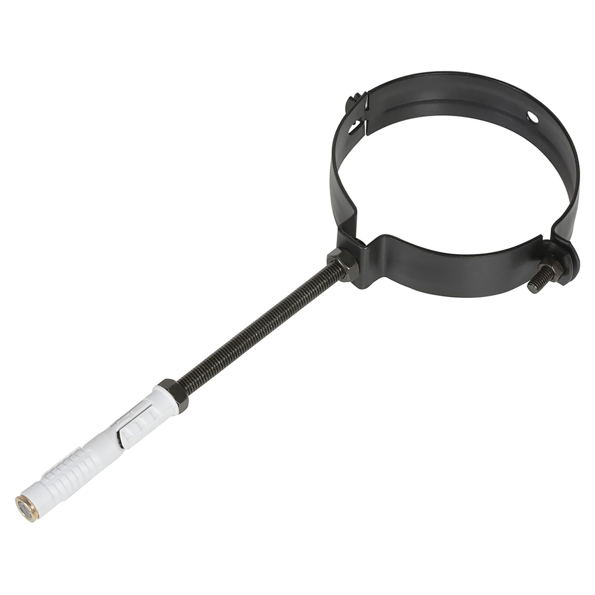 Reeds Kit Corda Nera Per Stufa 8 Mm X 2 Metri - Con Adesivo Resistente Al Calore Per Guarnizioni Porta E Canna Fumaria - 2