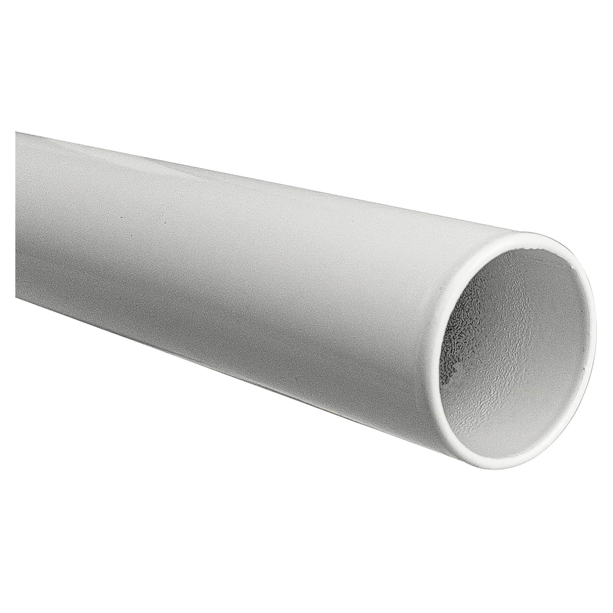 Aexit Tubo Corrugato In Plastica Bianca 7 Metri - Ritardante Di Fiamma, Diametro Interno 25mm, Per Cablaggi