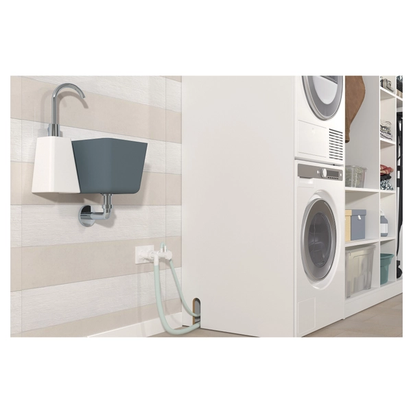 Attacco Doppio Per Lavatrice E Asciugatrice - Connettore Plastica Con Ugelli Angolari, Antiriflusso - Foto 9