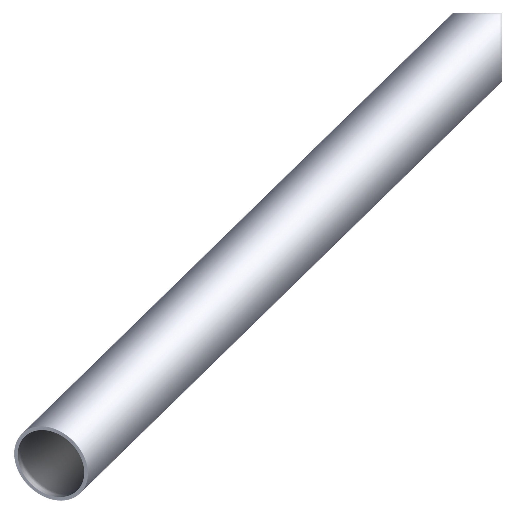 Alberts Set Di 5 Tubi Tondi In Alluminio Naturale – 1000x6x1 Mm, Profili Rotondi Di Alta Qualità