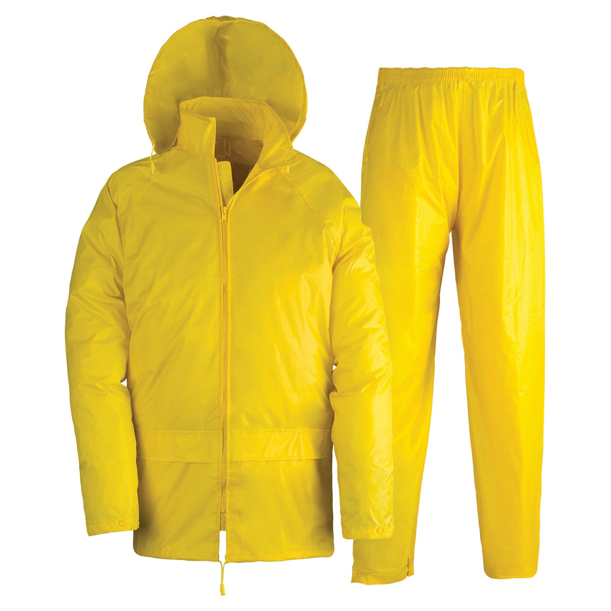 impermeabile uomo giallo