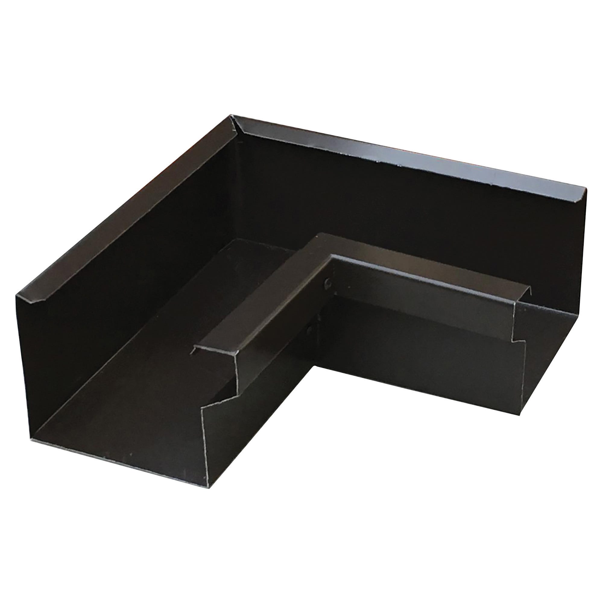 Grondaia Quadra In Lamiera Preverniciata 2mt - TDM SV 41,6cm | Resistente Agli Agenti Atmosferici, Facile Installazione