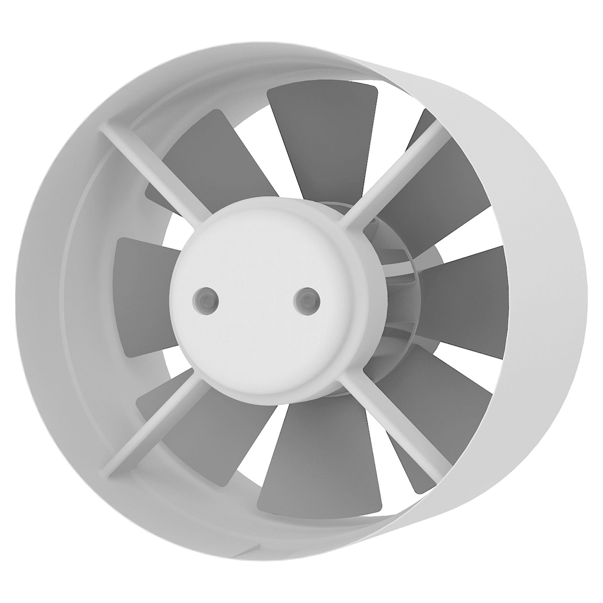 Aspiratore Elettrico Per Finestre F36 - Bianco, &Oslash;120 Mm, 15W Con Apertura Automatica