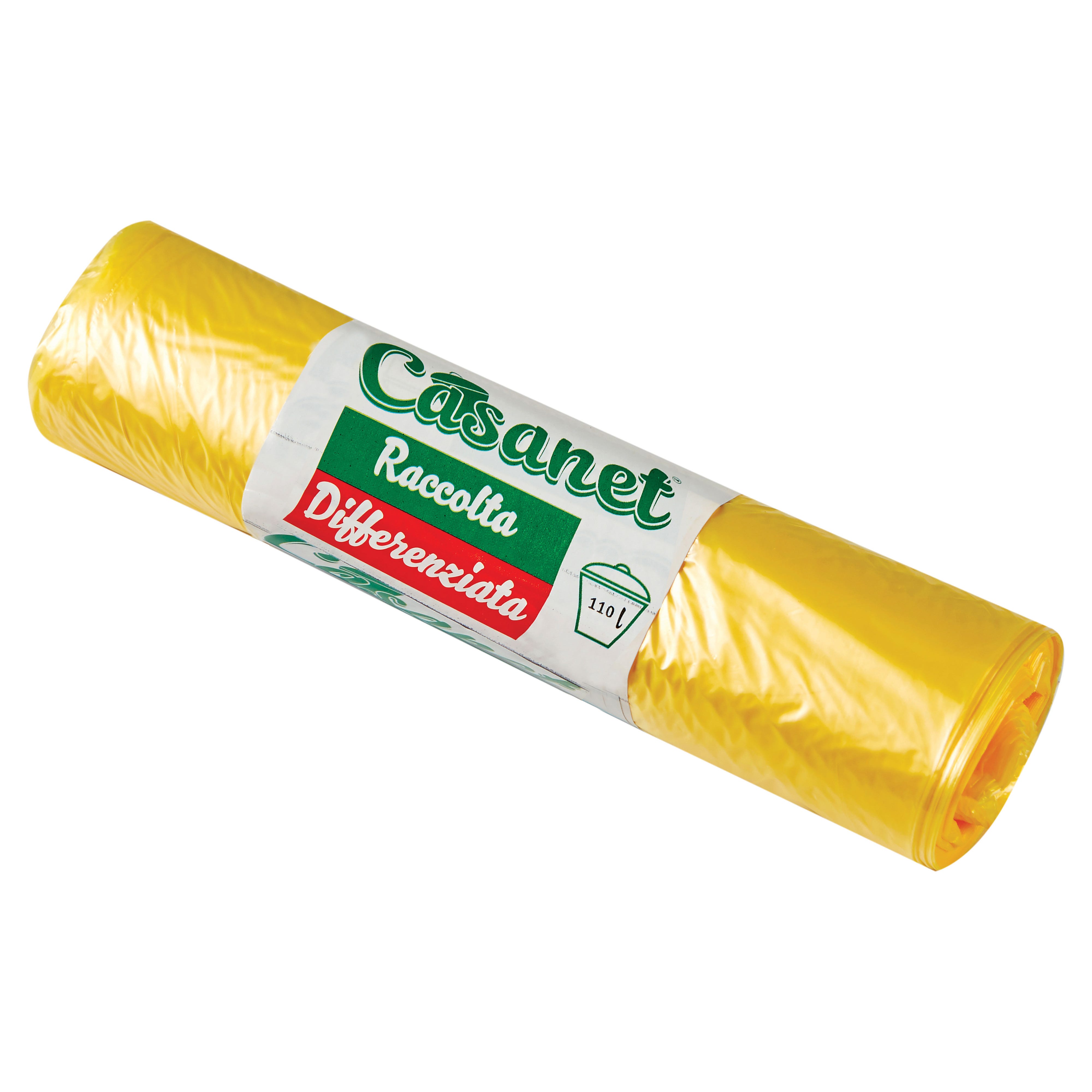 SACCO GIALLO ELEPACKING 72x110 cm ECONOMICO ROTOLO 10 pz