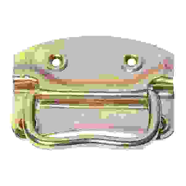 Maniglia Americana Per Bauli - Accessorio In Acciaio Stampato Nero - Confezione Da 1 Pezzo - Foto 3