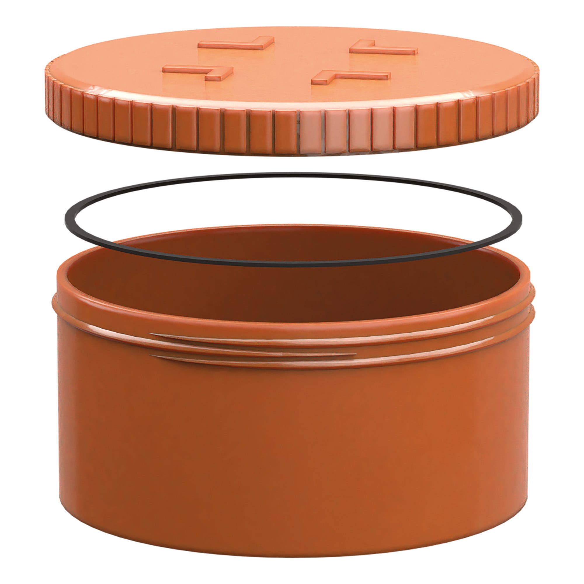 Tappo raso in plastica per dama da 5 lt