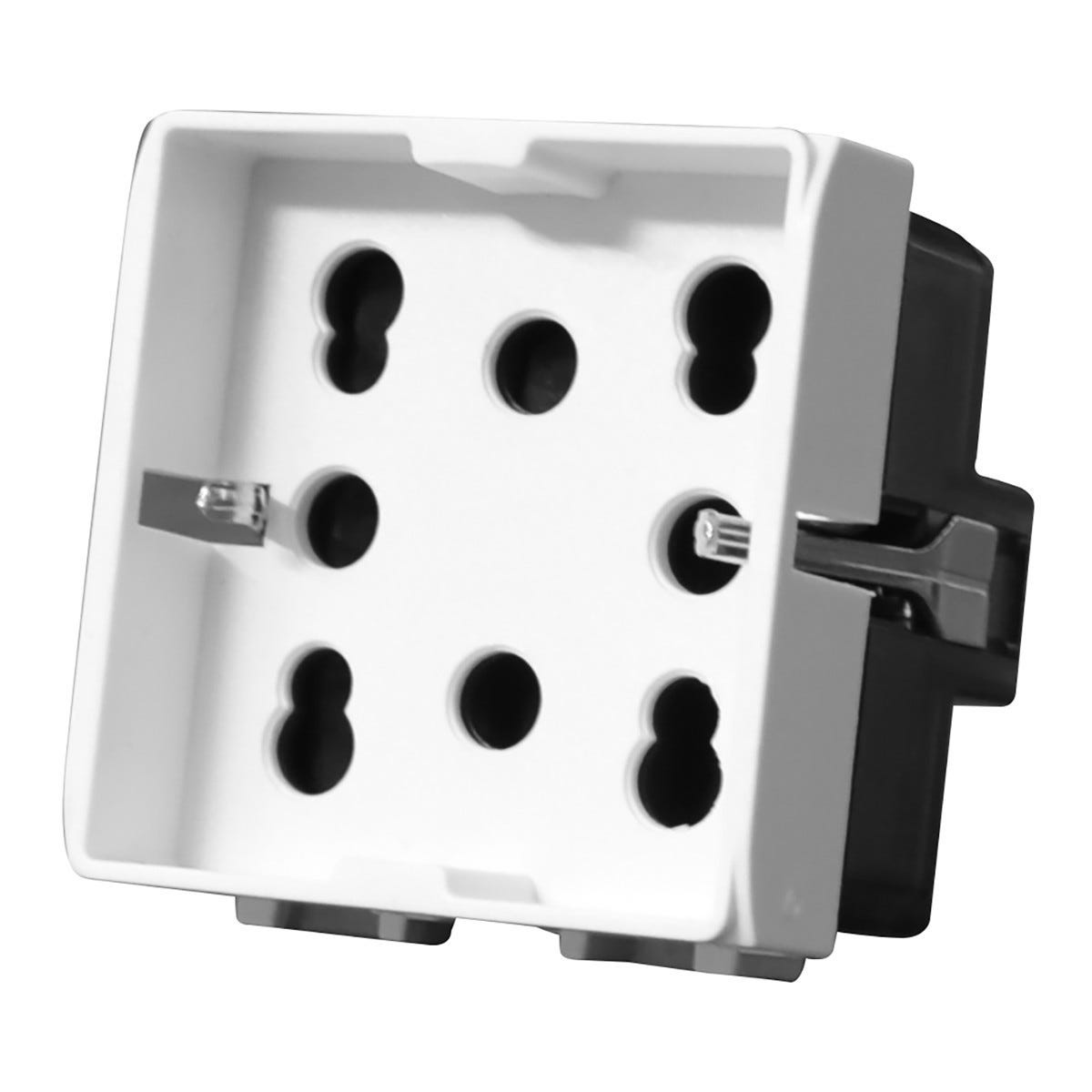 PRESA SCHUKO + 2 BIPASSO BTICINO