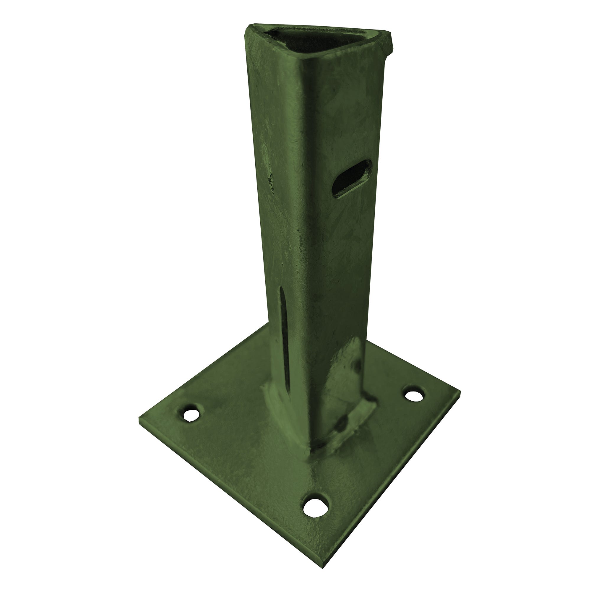 Italfence - Palo a T in ferro plastificato per recinzione verde (Tutte le misure) [H 225cm
