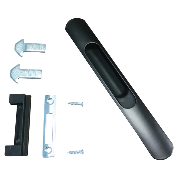 2 Maniglie Nere Per Porte Scorrevoli - Cancelli Legno, Fienili, Armadietti - Foto 9