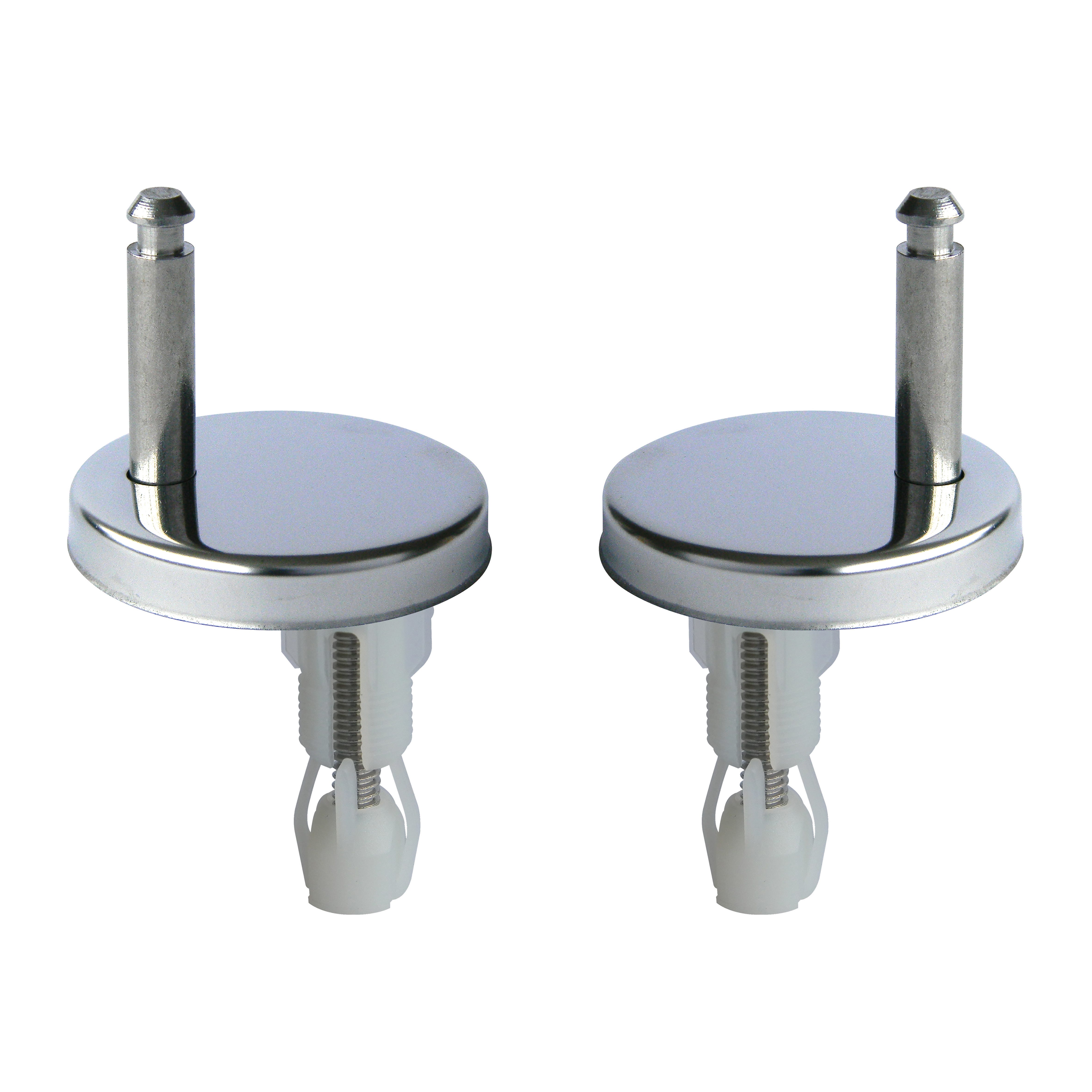 2 Cerniere Copri WC Top Fix Con Sgancio Rapido - Raccordi Sedile WC In Acciaio - Foto 6