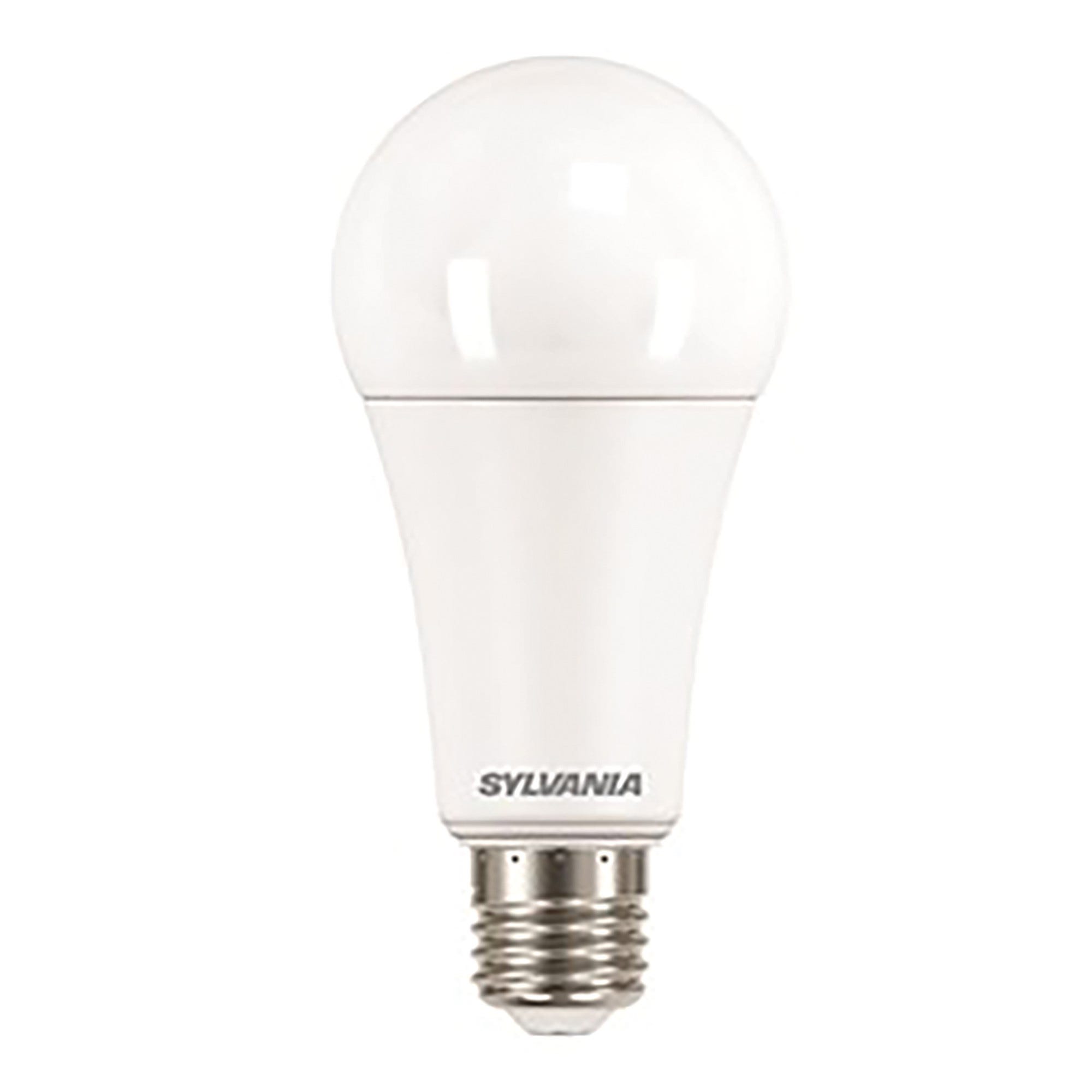 SYLVANIA Lampadina a LED, attacco E27, 820 lumen, bianco caldo (3000 Kelvin), 11 Watt di potenza equivalente a 95 Watt, durata 25000 ore, lunghezza 94 mm, pistone riflettore trasparente, confezione da