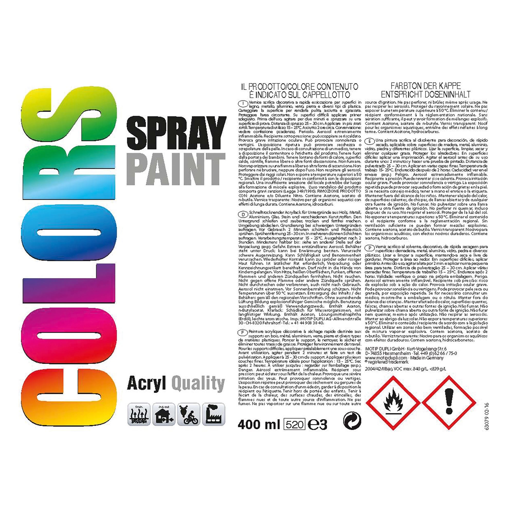 Vernice spray Grigio argento RAL 7001 CFG SP7001 400ml