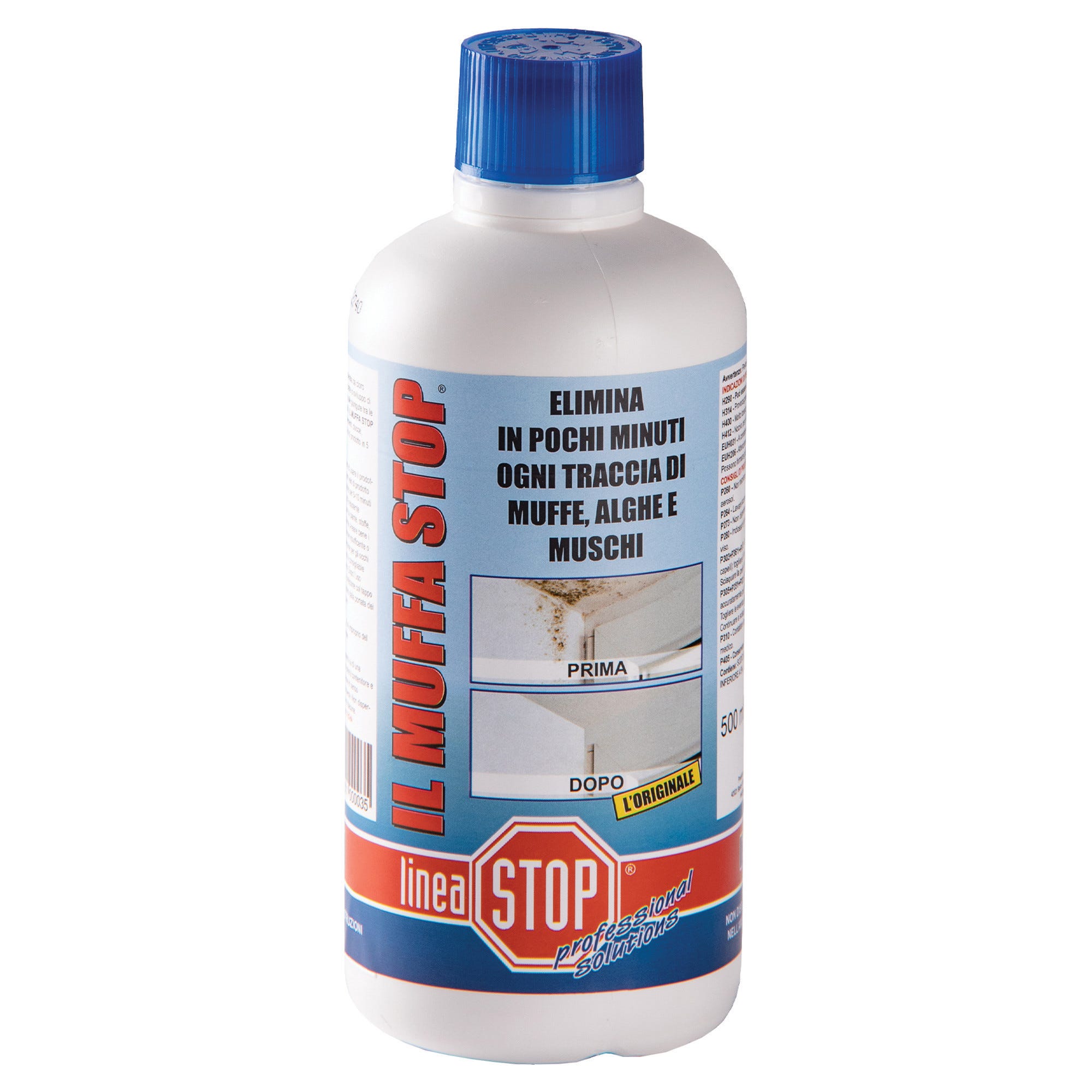 DETERGENTE IL MUFFA STOP DIXI 500 ml ELIMINA MUFFE ALGHE MUSCHI PRONTO USO  INTERNO ESTERNO
