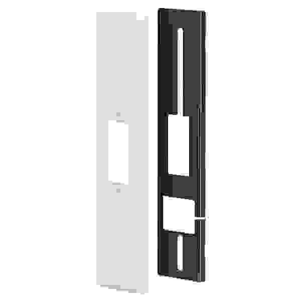 PLACCA PER INTERRUTTORE FAST CON SOTTOPIASTRA 250x60 mm ABS BIANCO 9010