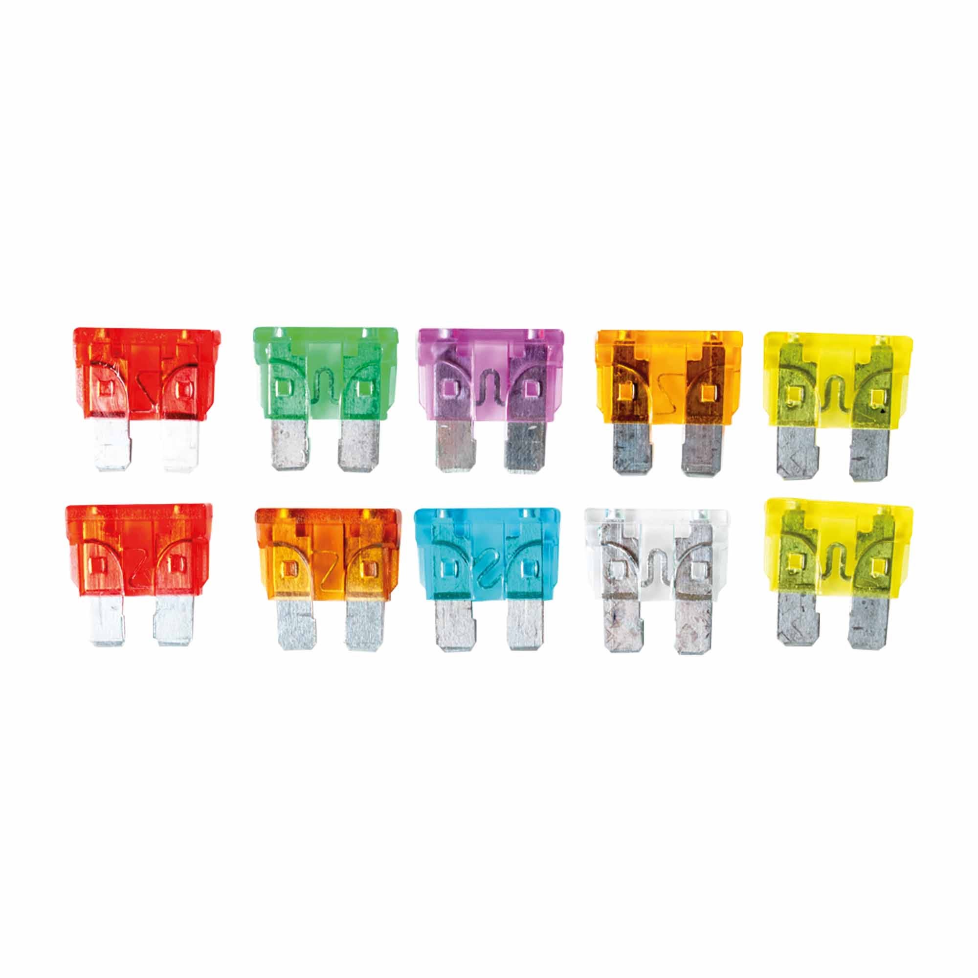 TRU COMPONENTS Fusibile piatto standard 5 A, 7.5 A, 10 A, 15 A, 20 A, 25 A, 30 A 70 Parti
