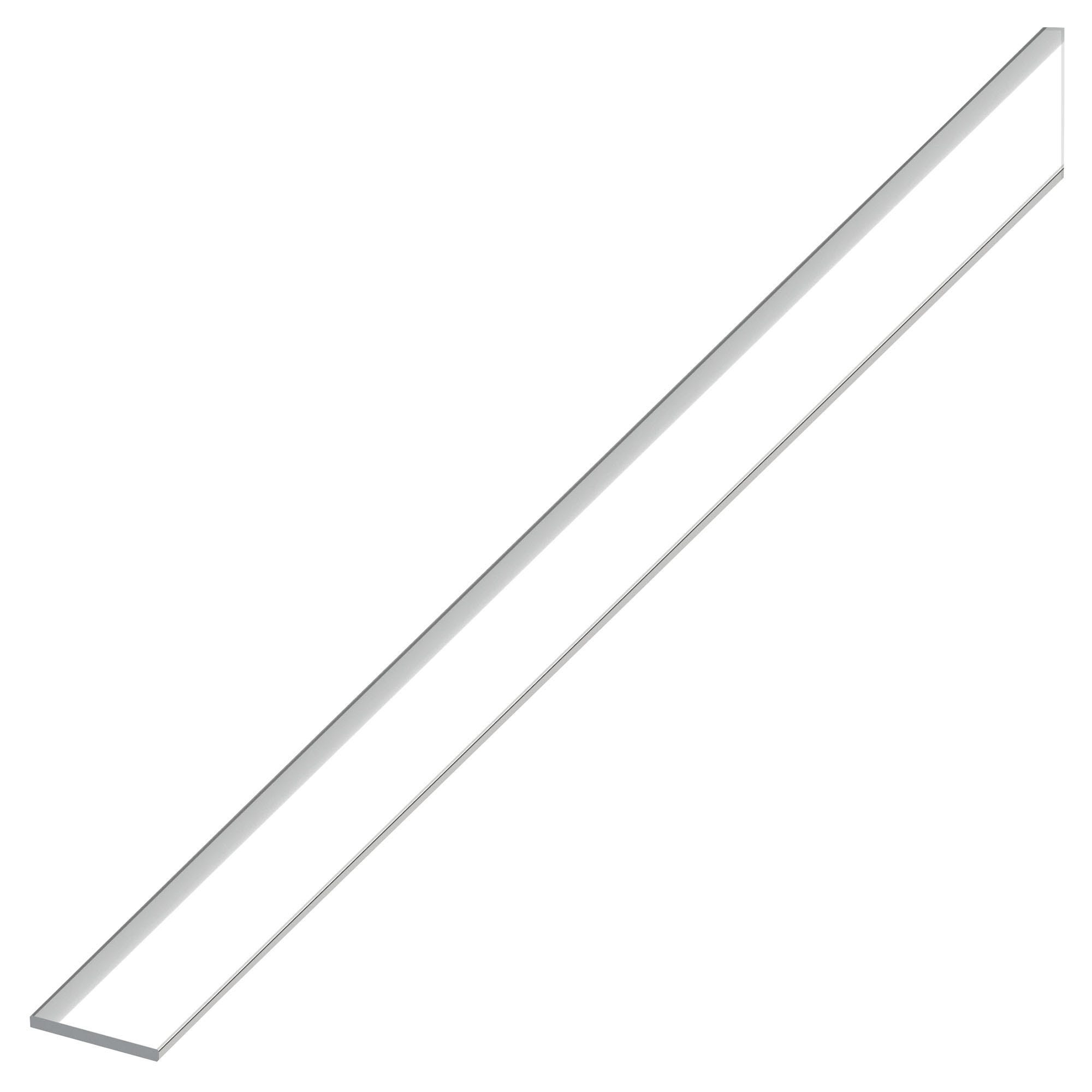 PROFILO In Alluminio Anodizzato TIPO DOPPIA 'U' (MM 16 X 12 X 1 - MT 2 COL. ARGENTO Cf. 10 Pz - Foto 7