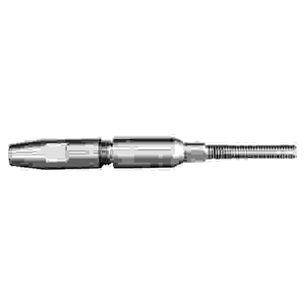 Estremità Di Canna Maschio In Acciaio Inox A2 – Filetto Sinistro/Destro Da M6 A M30