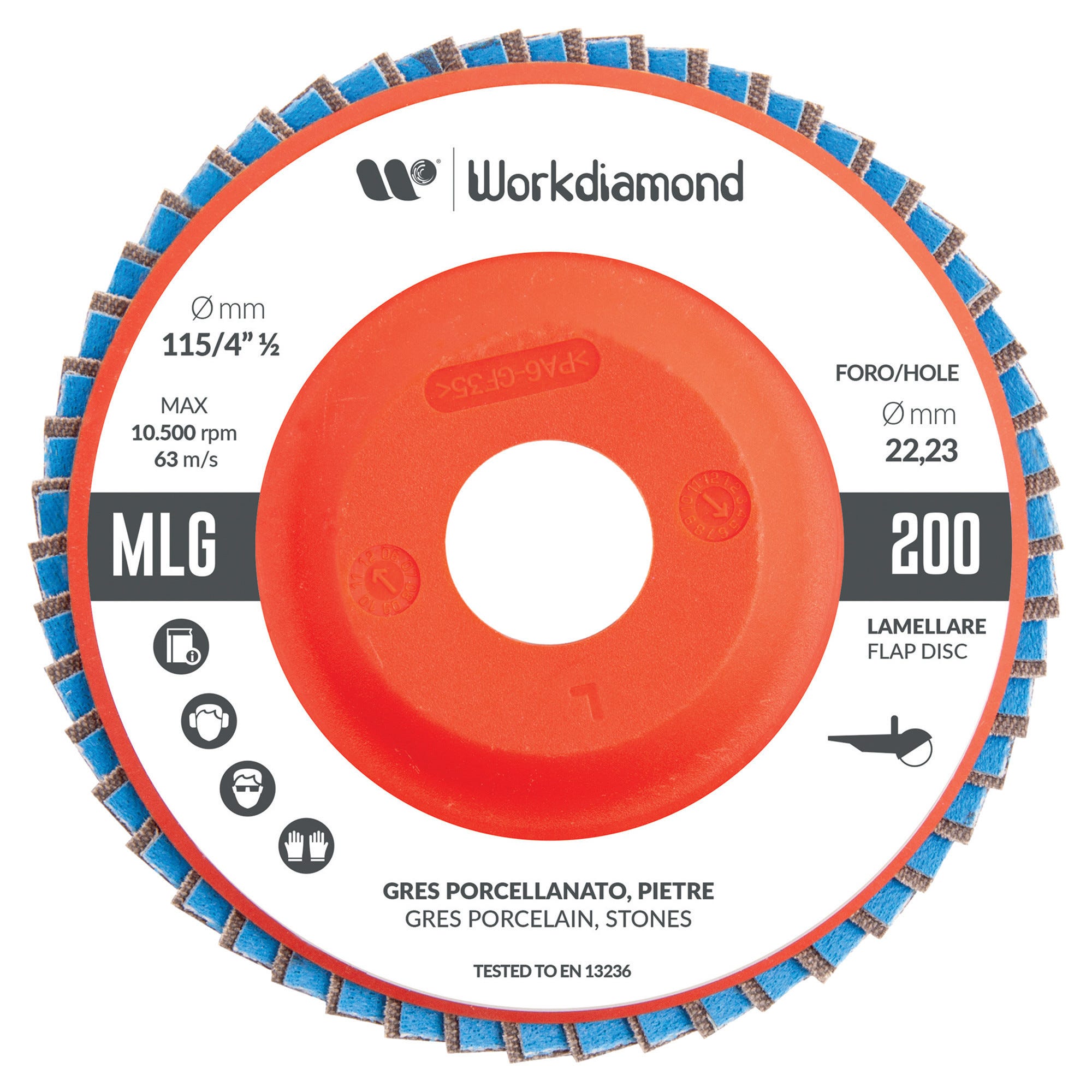 Disco Lamellare Diamantato Raimondi 115mm Grana 60 - Per Levigatura Professionale - Foto 8