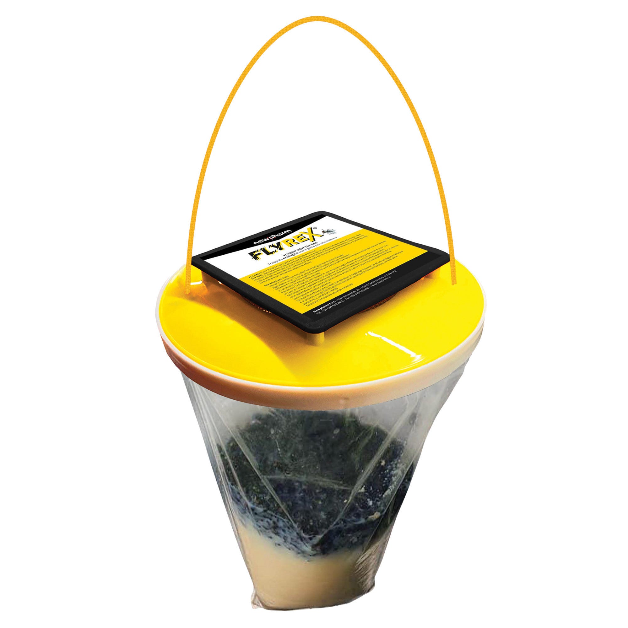 Trappola Per Mosche Ecologica Agricerealtech Fly Trap XL - 22x33 Cm, Cattura Fino A 40.000 Mosche