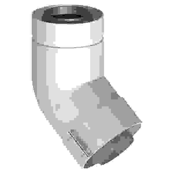 Curva 45° Raccordo Rigido Scarico Fumi Caldaia Condensazione PPs (ø 80 - Foto 6