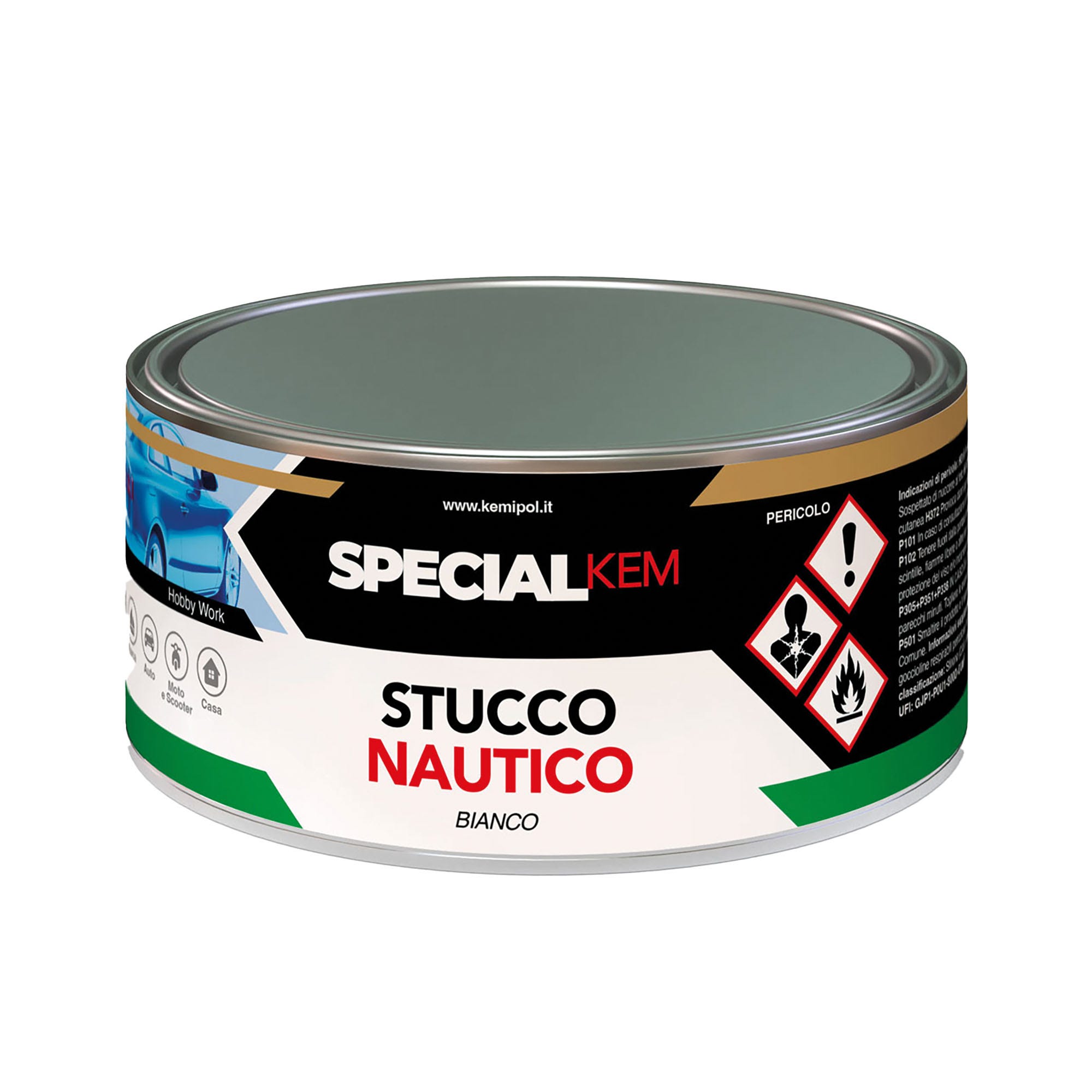 Stucco Bicomponente Per Legno Bistuk - Bianco 125ml Con Catalizzatore - Foto 3