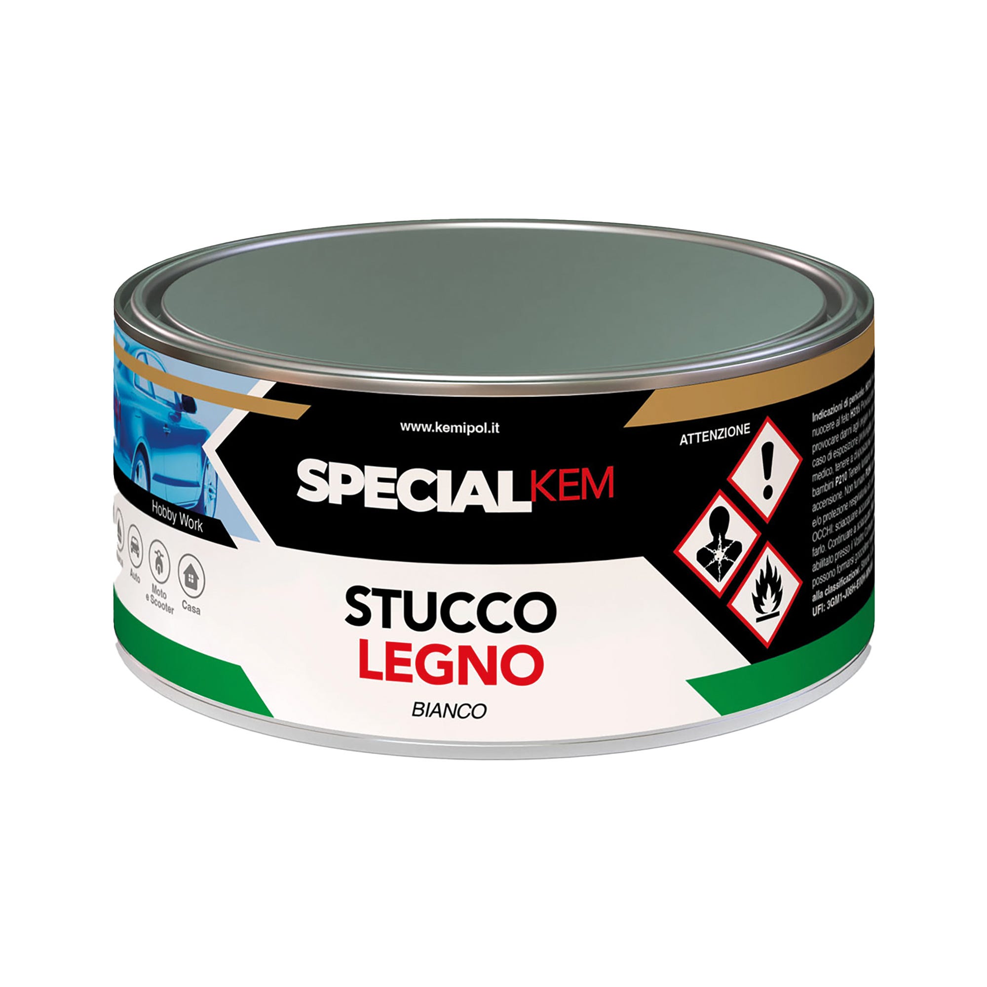 Stucco Poliestere RESINSTUK 125ml - Bicomponente Per Vetroresina - Foto 6