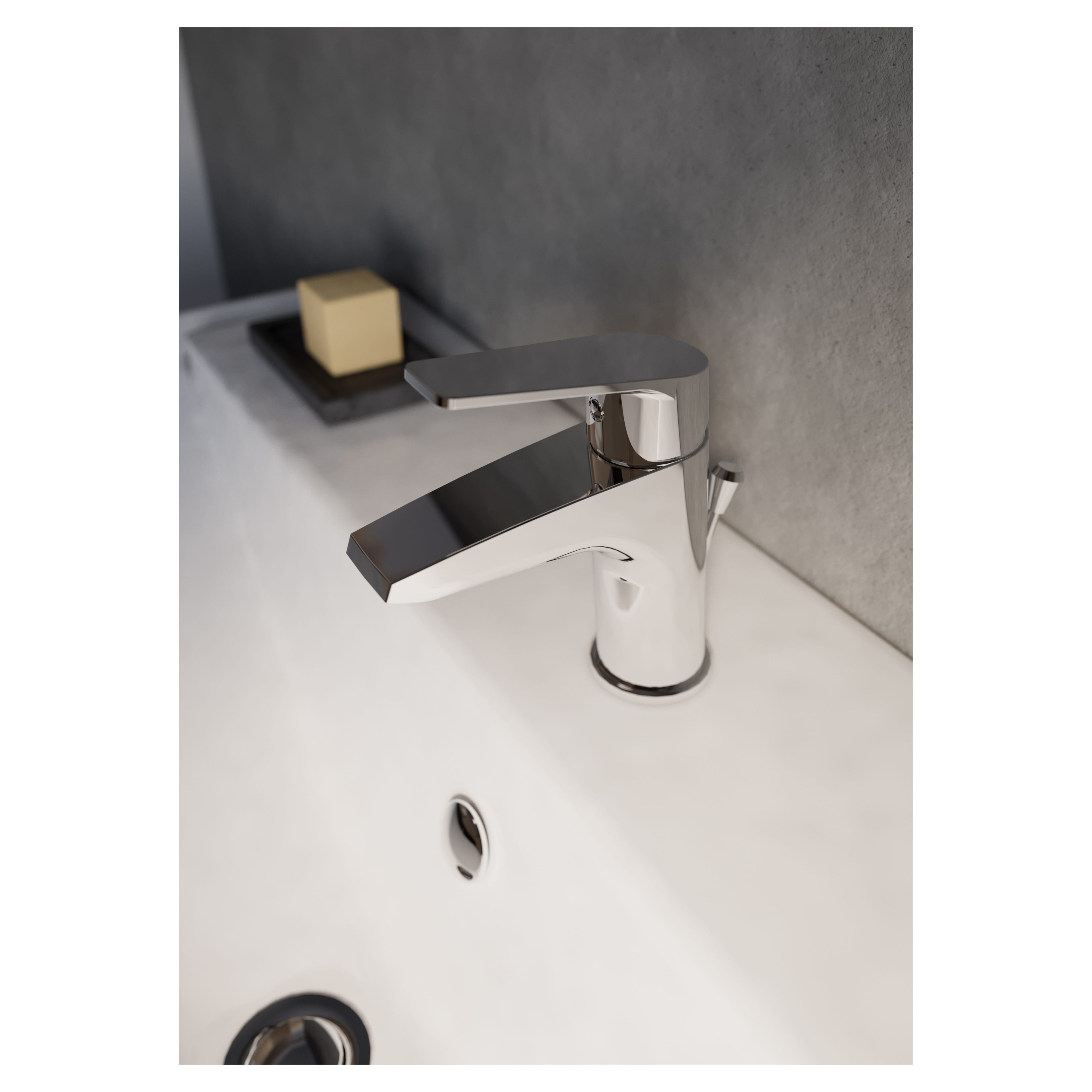 Rubinetto Bagno Con Display LED Temperatura - Monocomando, Ottone Nero, Bocca 130 Mm
