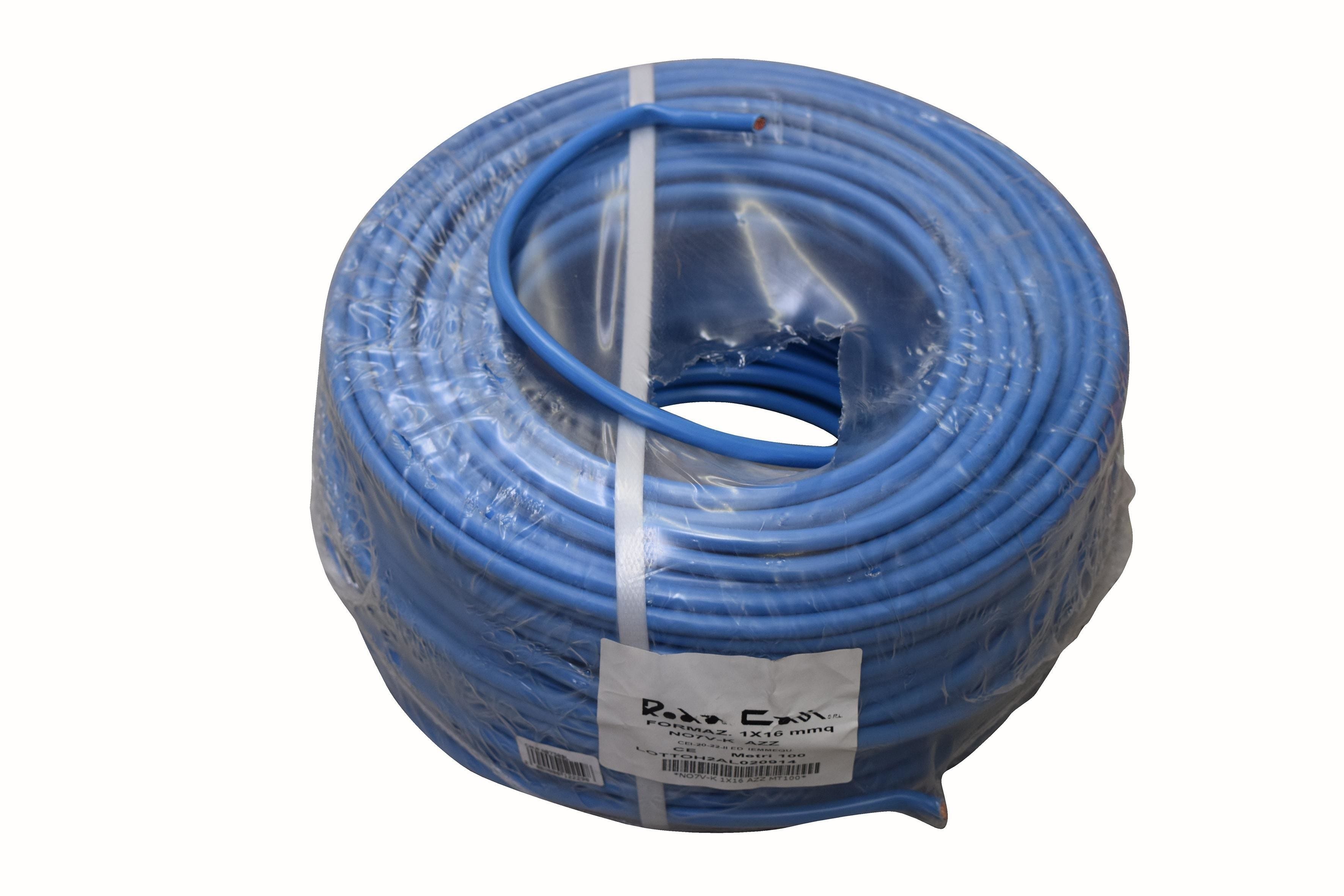 ELETTRO CAVI K - CAVO FS17 1x4 mm² COLOR BLU CPR CORDINA UNIPOLARE 50 METRI