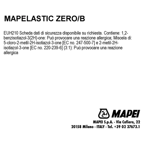 MAPELASTIC Malta Bicomponente Impermeabilizzante 32kg - Per Interni Ed Esterni - Mapei Quality - Foto 2