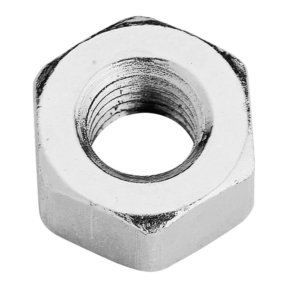 Dadi esagonali ciechi in ferro zincato - Misura 4mm Conf. 200 Pz