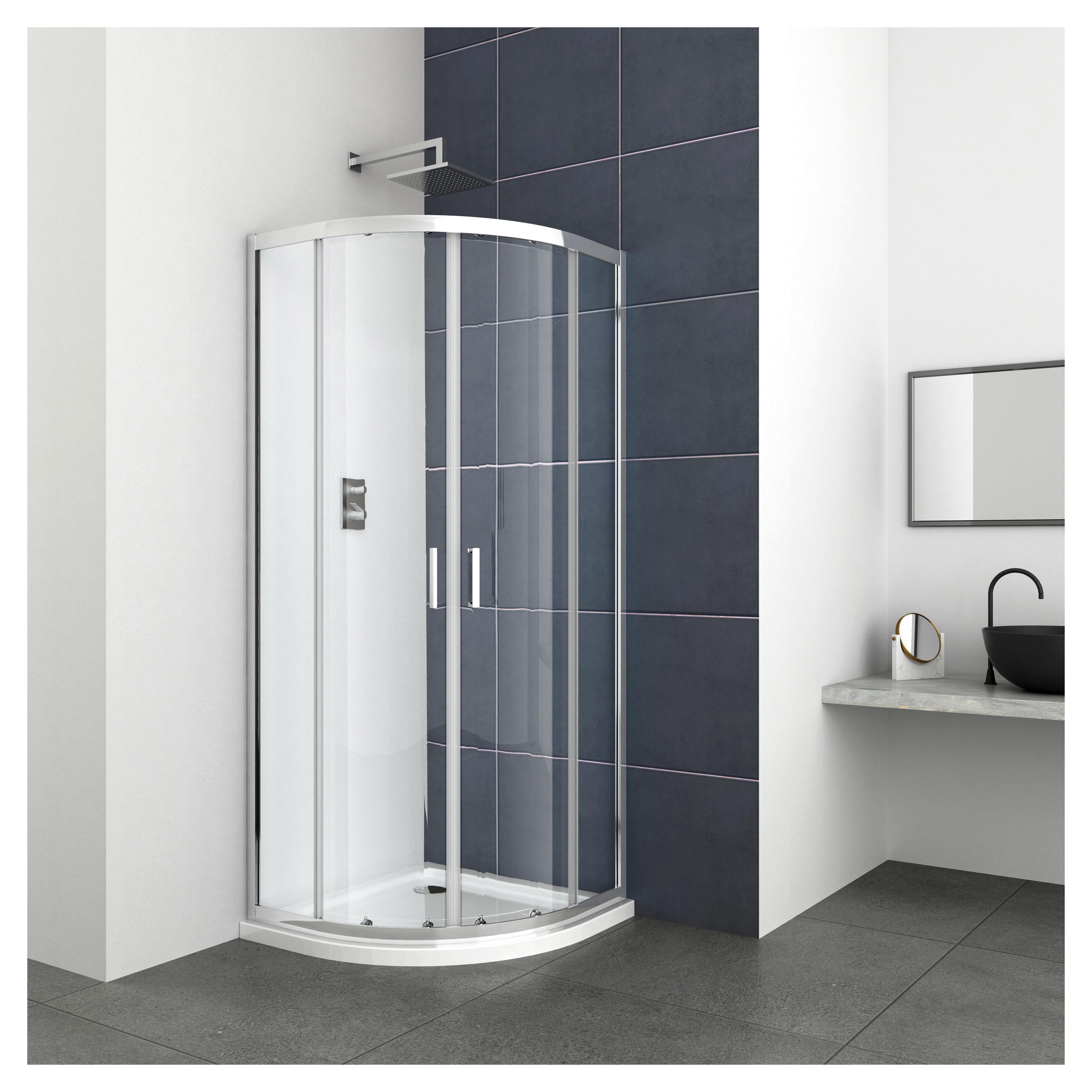 Box Doccia Erice Estensibile 70-80cm - Cristallo Temperato 4mm | Alluminio Bianco - Foto 6