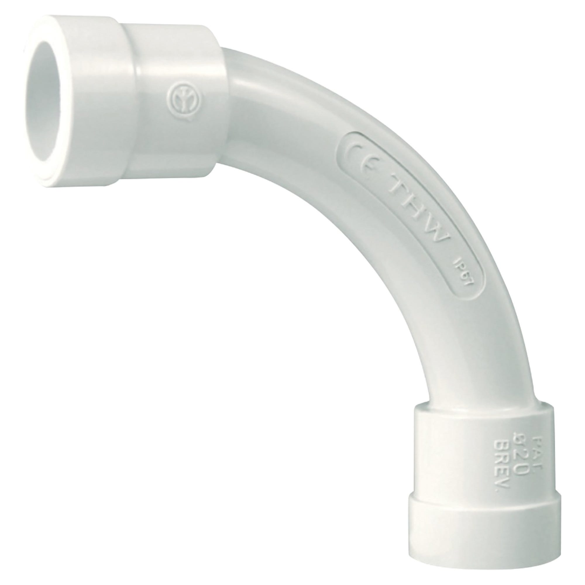 Raccordo Terminale a Curva 90° per Tubo 42,4 x 2 mm AISI 304 Satinato IN106-071