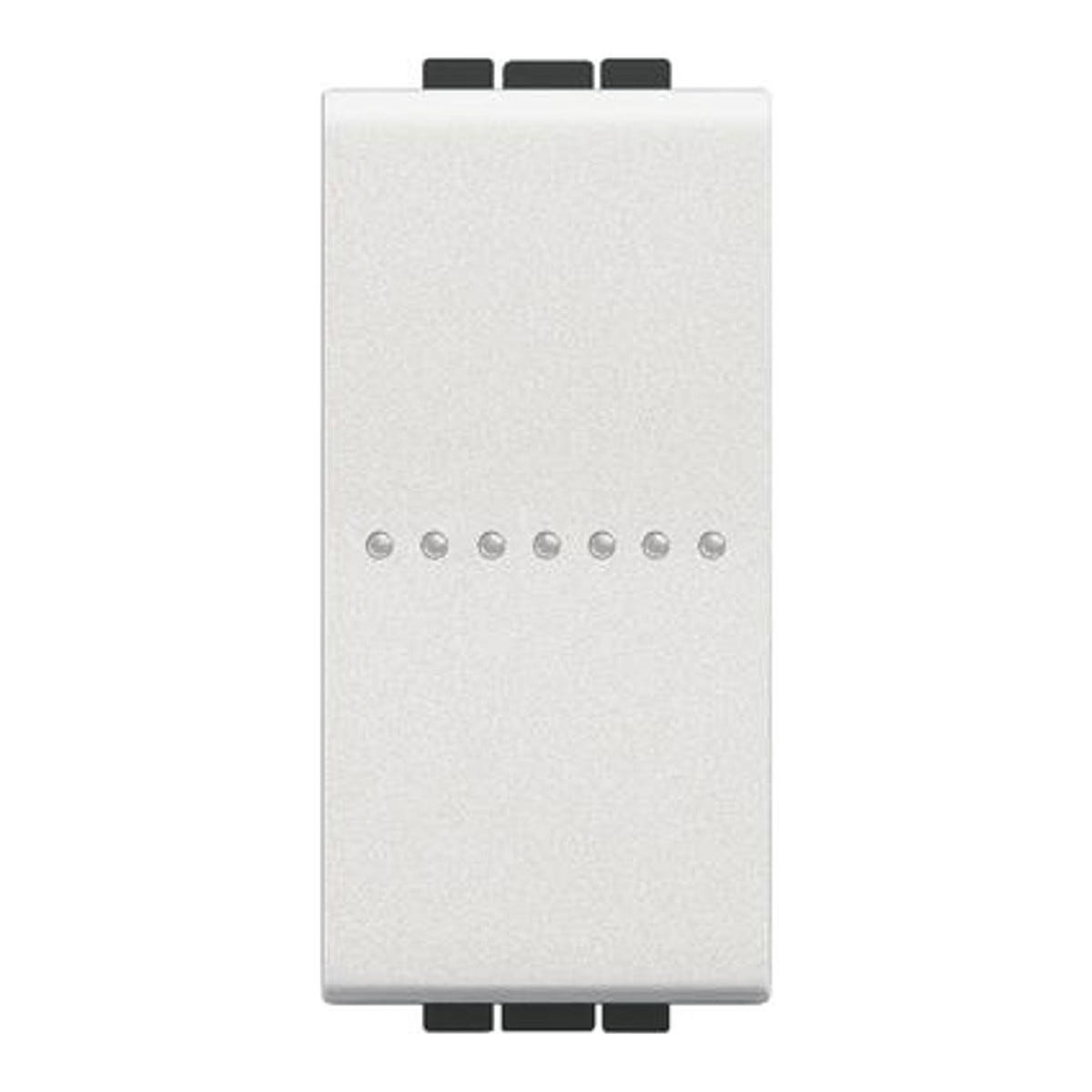 DEVIATORE BTICINO LIVING LIGHT AIR ASSIALE 1P 10A COLORE BIANCO