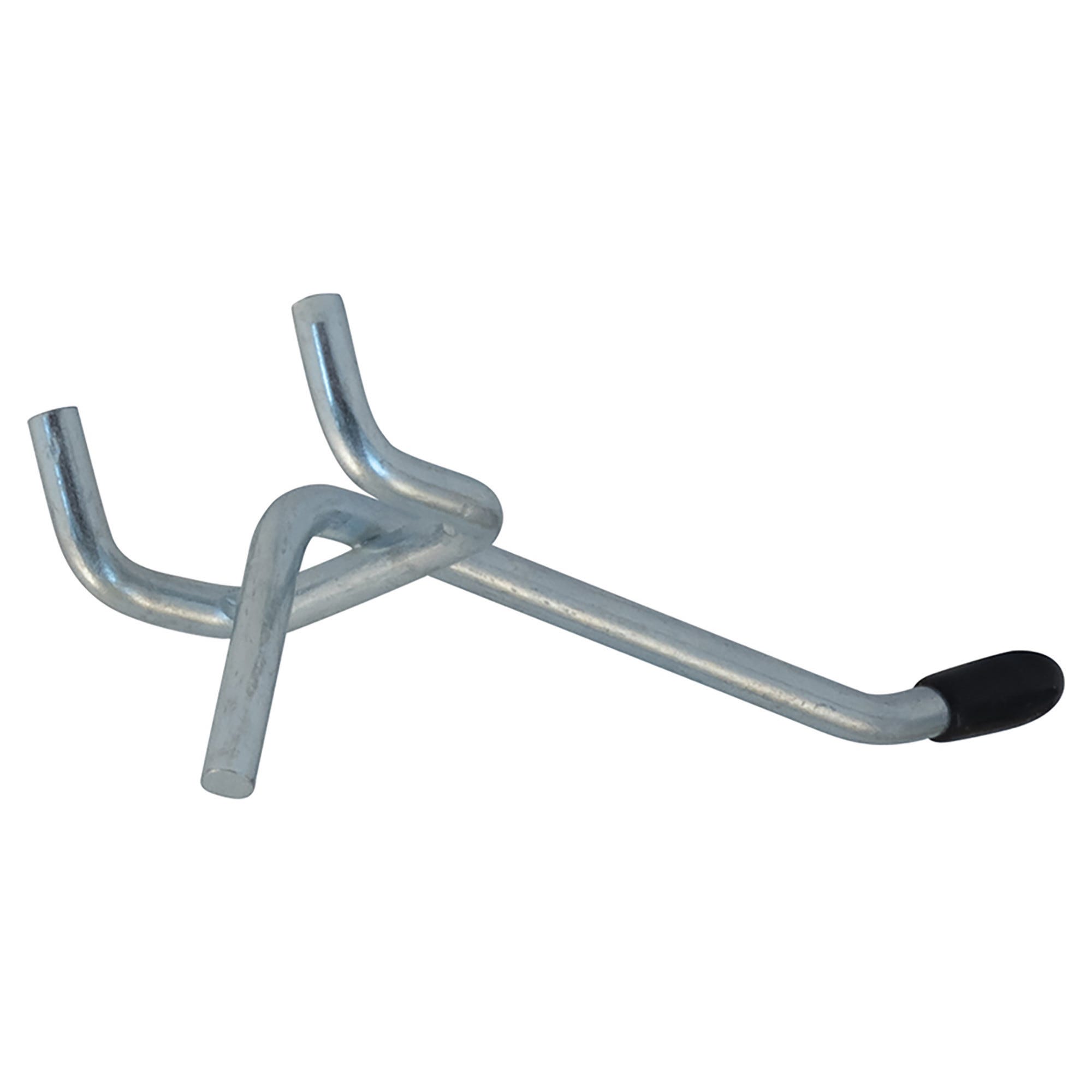 50 Ganci Per Console In Acciaio Zincato - &Oslash;2x20mm - Per Appendere Quadri, Specchi E Scaffali