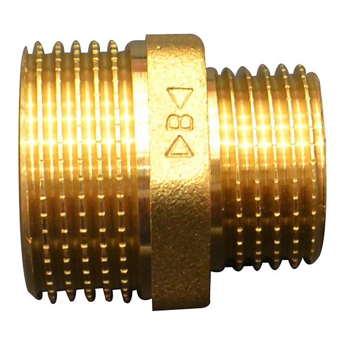 Agora-Tec Raccordo Dritto In Ottone 40 Mm X 1 1/4" AG Per Tubo PE - 16 Bar, Per Irrigazione E Gas