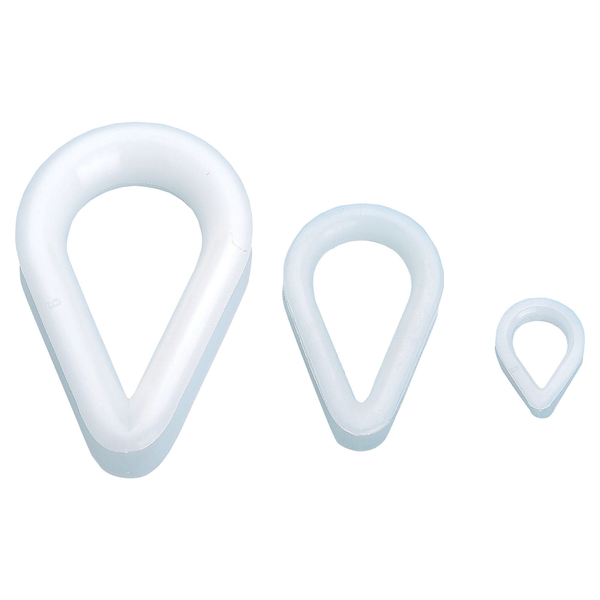 Attacco corrimano mm 25 in nylon bianco Attacco corrimano mm 25 in nylon bianco