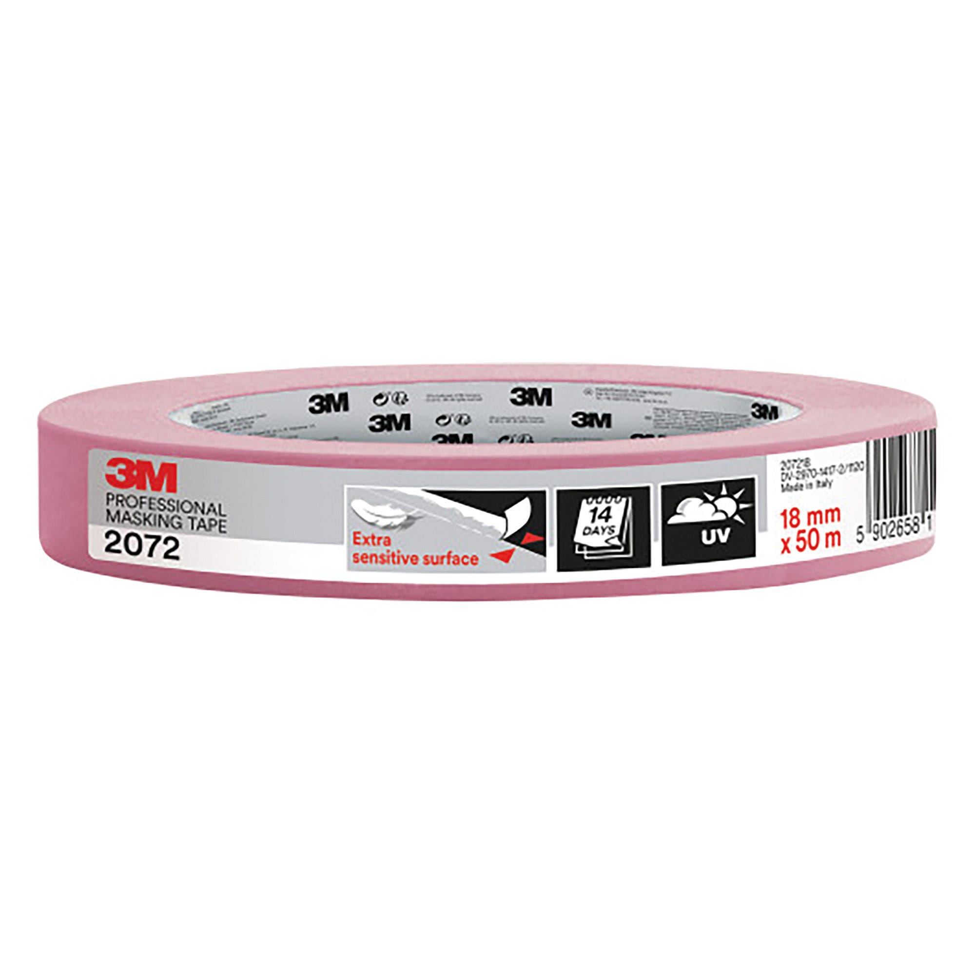 Tesa SPA 84441 Nastro Mascheratura Rosa - 50m X 25mm, Facile Da Rimuovere, Resistente Ai Raggi UV - Foto 12
