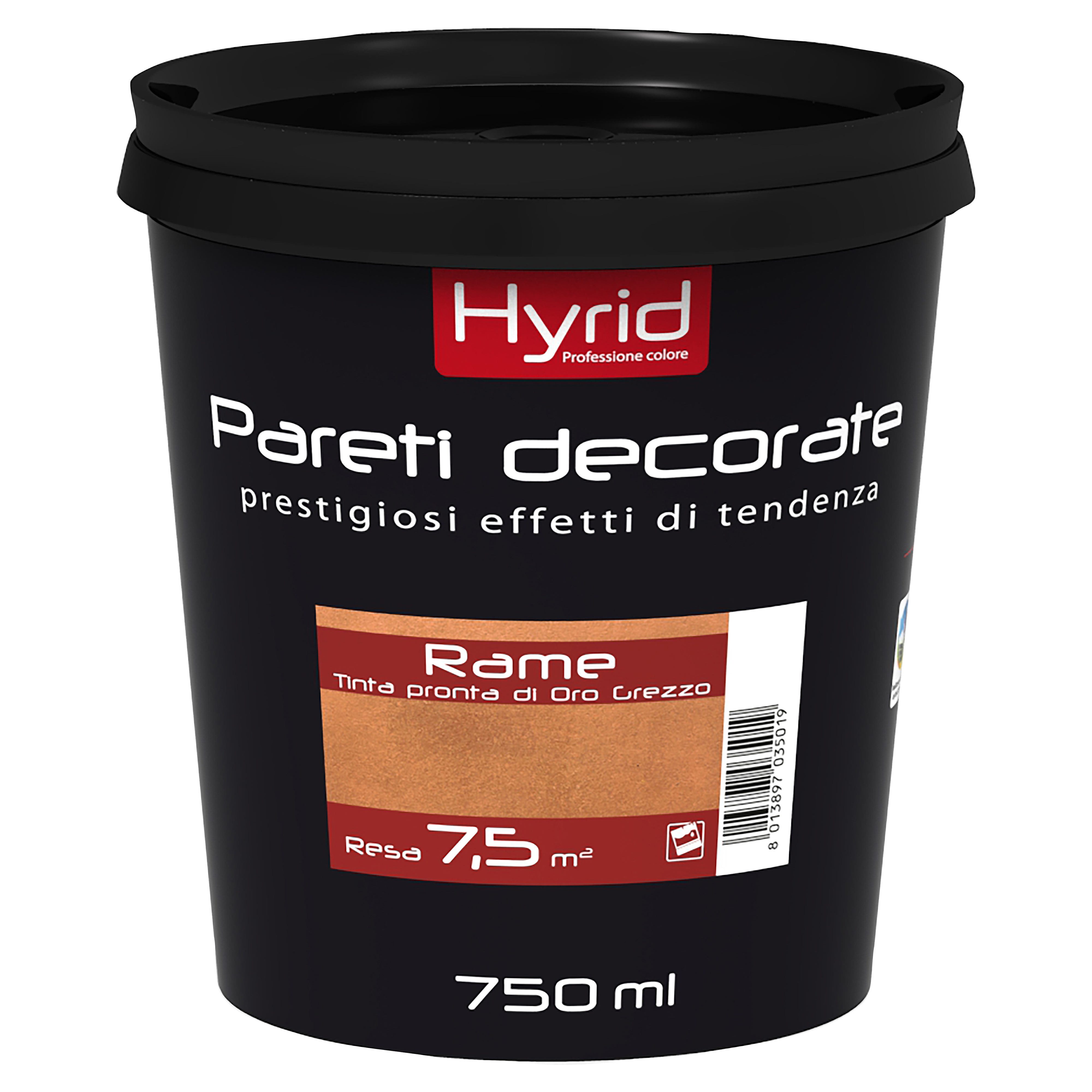 Tinta Rame FINITURA ORO GREZZO RAME HYRID 750 ml TINTA PRONTA
