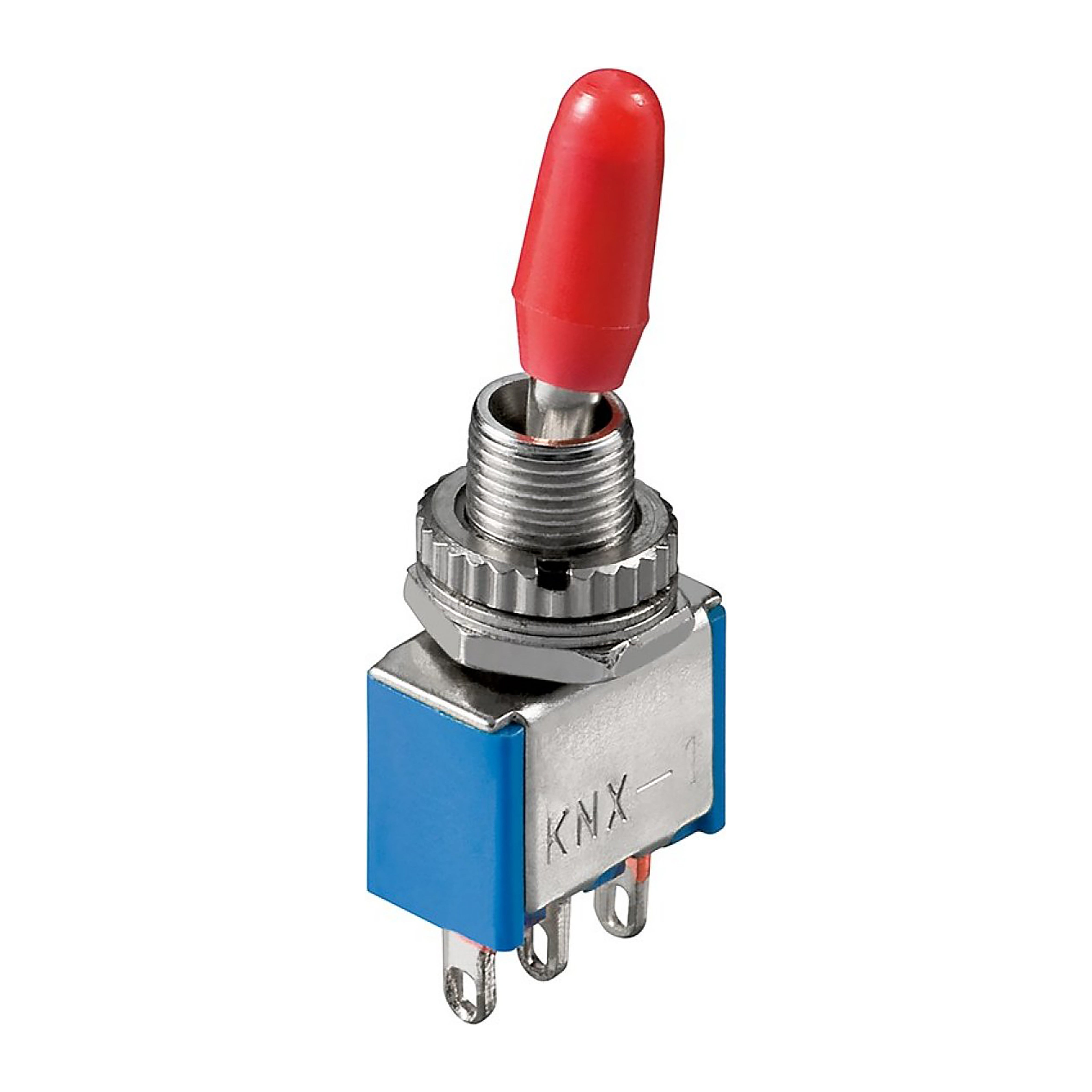 Interruttore A Levetta Con LED Rosso 20 Mm - 12V, 6A 250V AC, SPST On/Off - 2